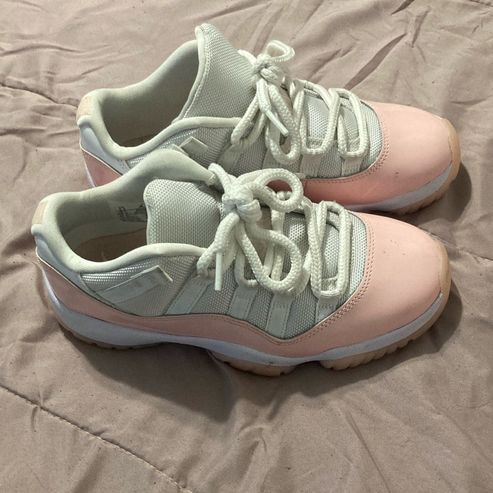 Jordan Pink and Cream Sneakers